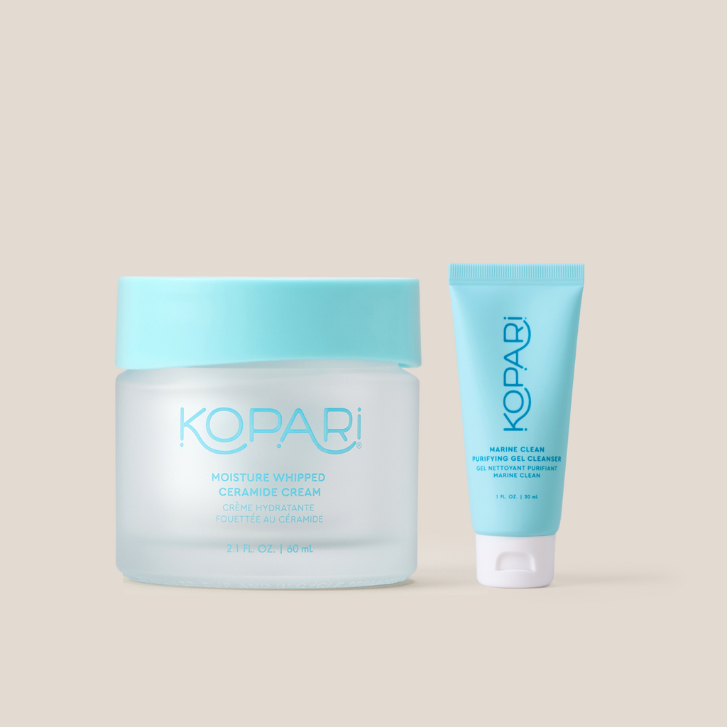 Moisture Whipped Ceramide Cream + Mini Cleanser – Kopari Beauty