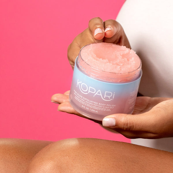 Pink Glow Exfoliating Body Polish Kopari Beauty