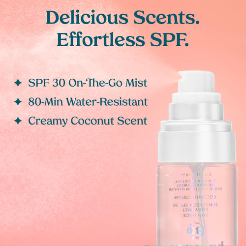 Sun Juice Body Mist Sunscreen SPF 30 coconut-cream