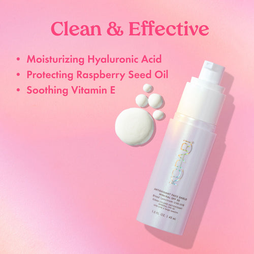 Antioxidant Face Shield Daily 100% Mineral Sunscreen SPF 30 