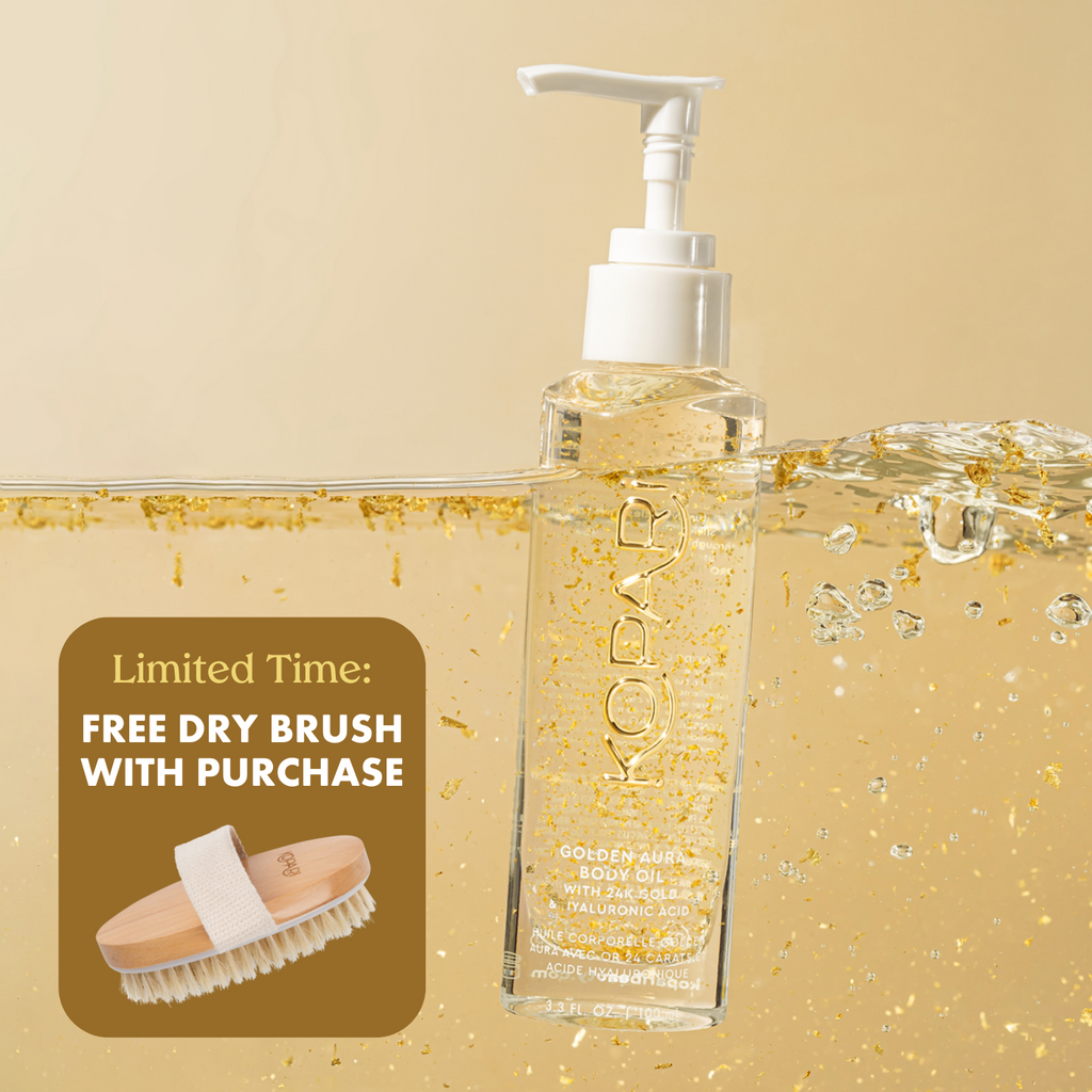 Golden Aura Body Oil + FREE Dry Brush