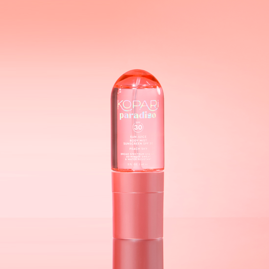 Peach Sky Sun Juice Body Mist Sunscreen SPF 30 