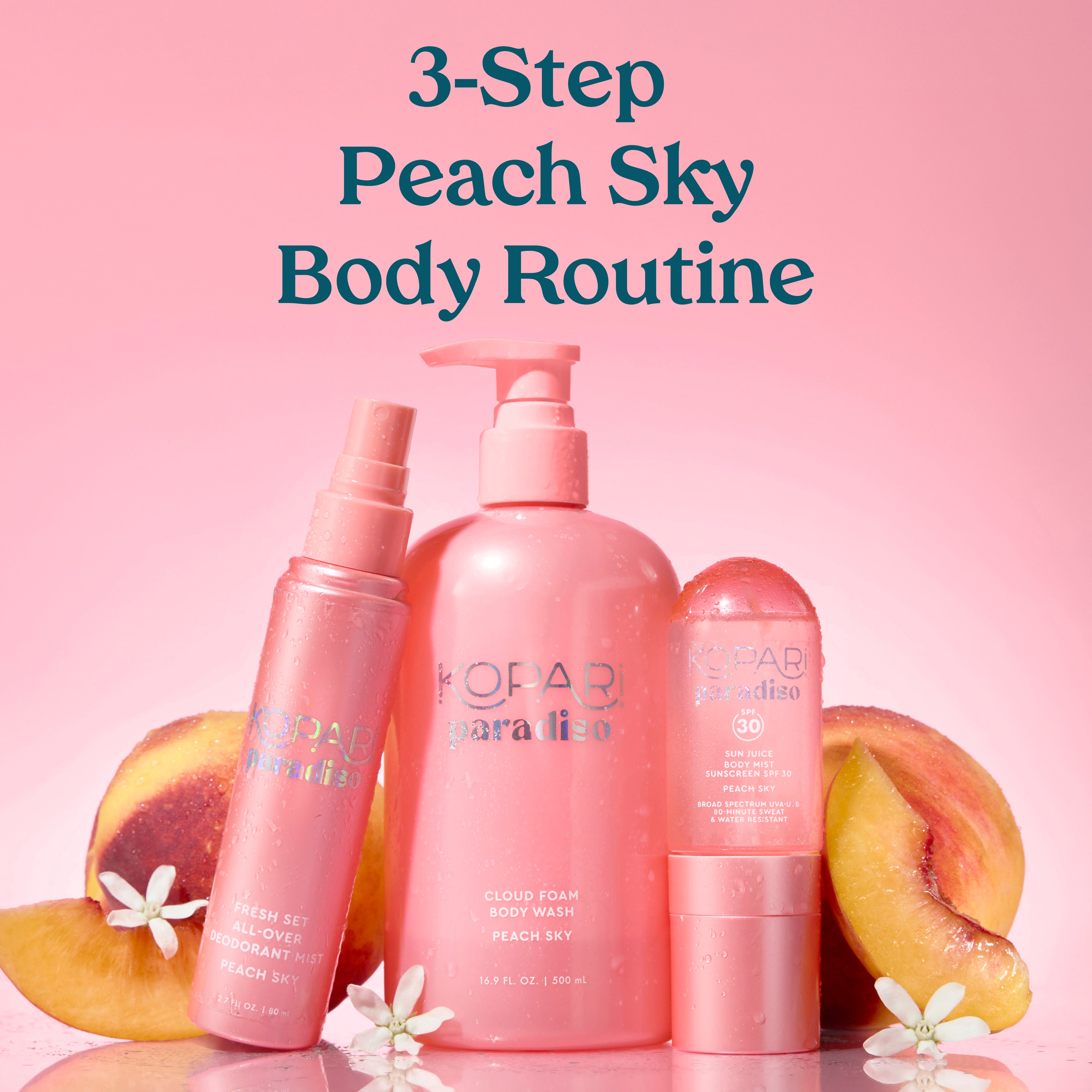 Peach Sky Cloud Foam Body Wash – Kopari Beauty