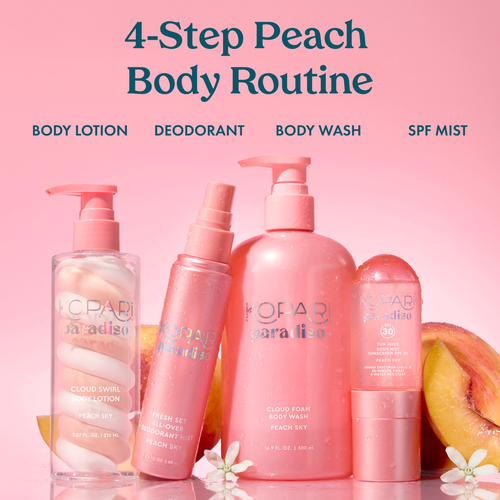 Paradiso Cloud Swirl Body Lotion peach-sky