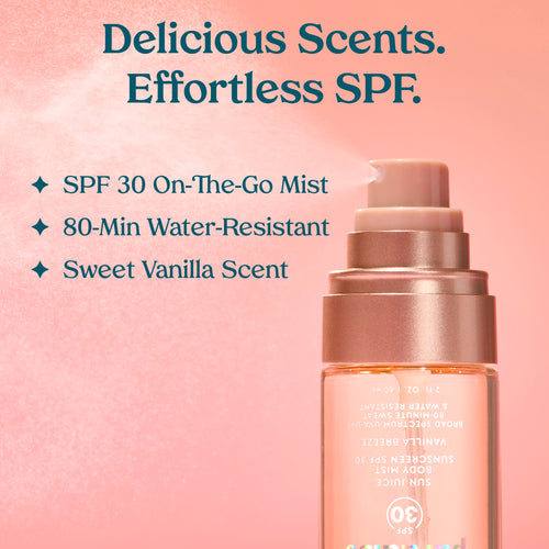 Sun Juice Body Mist Sunscreen SPF 30 vanilla-breeze