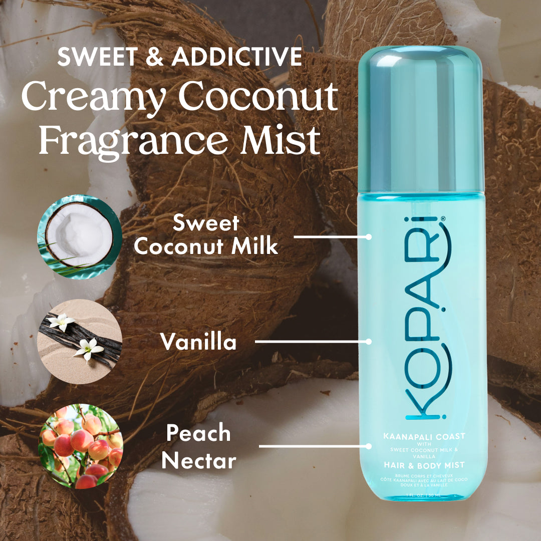 Coconut & Peach Fragrance Mist Duo – Kopari Beauty