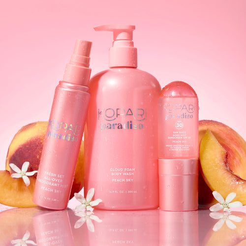 Paradiso Body Care Routine peach-sky