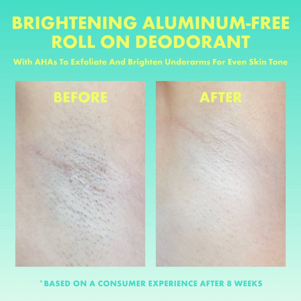 Brightening Aluminum-Free Roll On Deodorant with AHA & Bearberry
