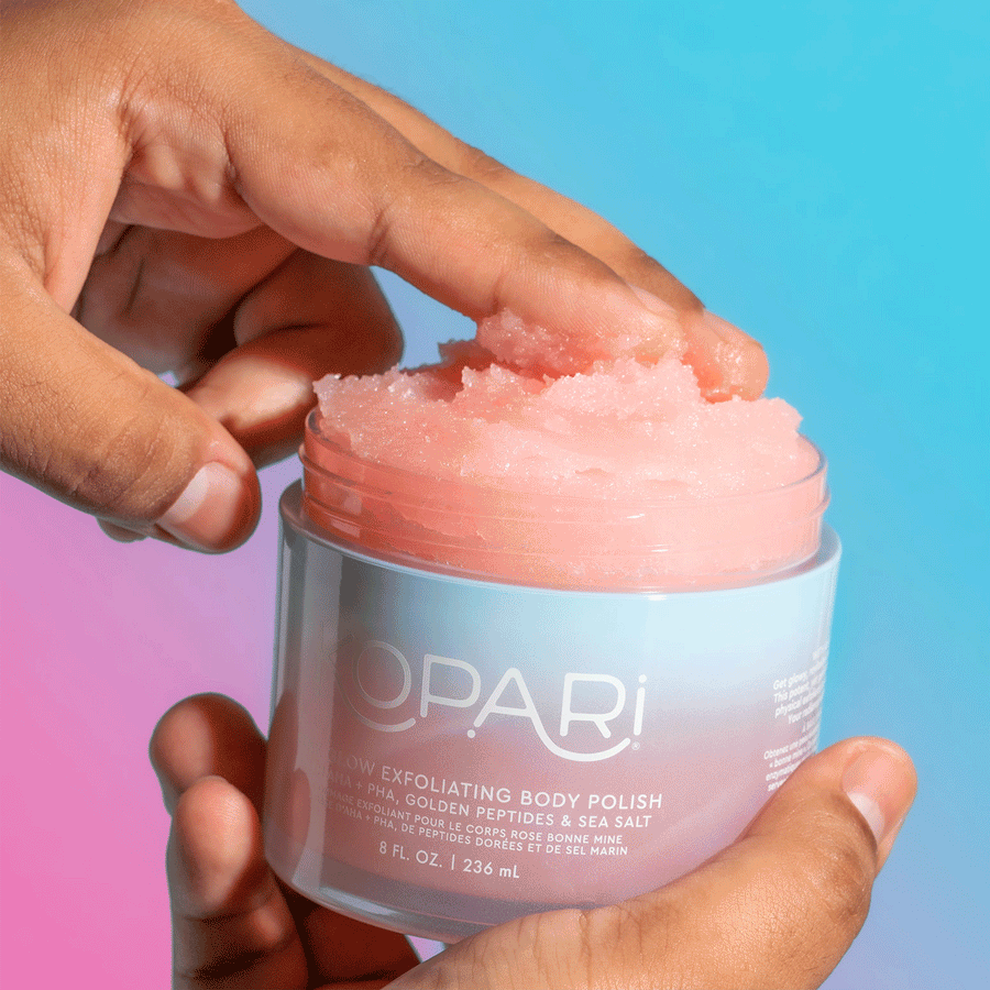 Pink Glow Exfoliating Body Polish Kopari Beauty