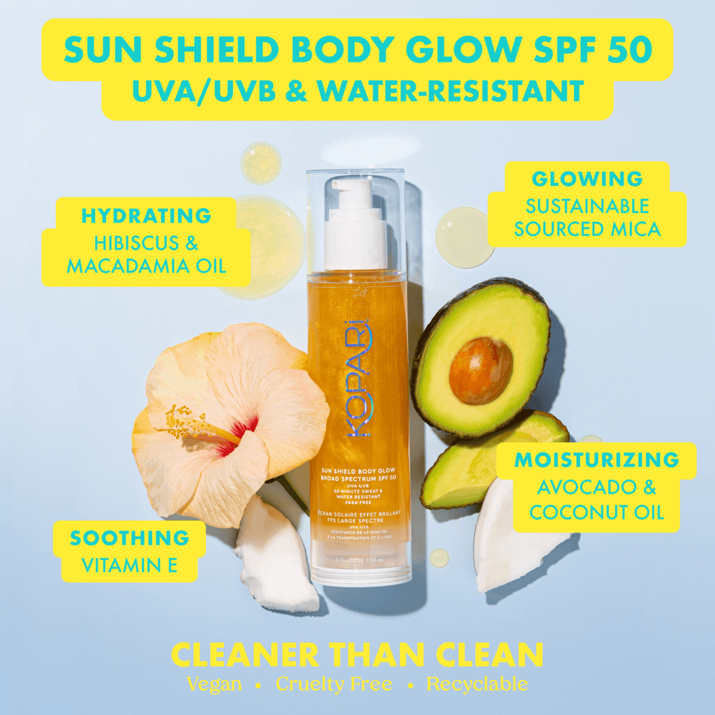 2-pack Sun Shield Body Glow Gel Sunscreen SPF 50